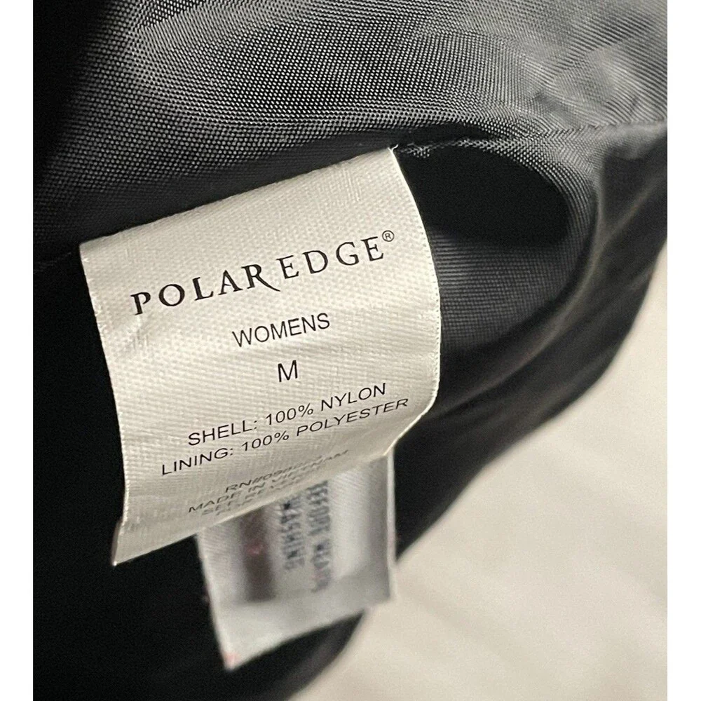 Polar Edge Women’s Clean Pink/Black Medium Lightweight Full Zip Jacket Coat